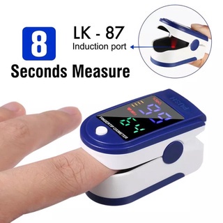 HK-Oxymeter Fingertip Pulse Oximeter Alat Pengukur Saturasi Kadar Oksigen LCD Full Color