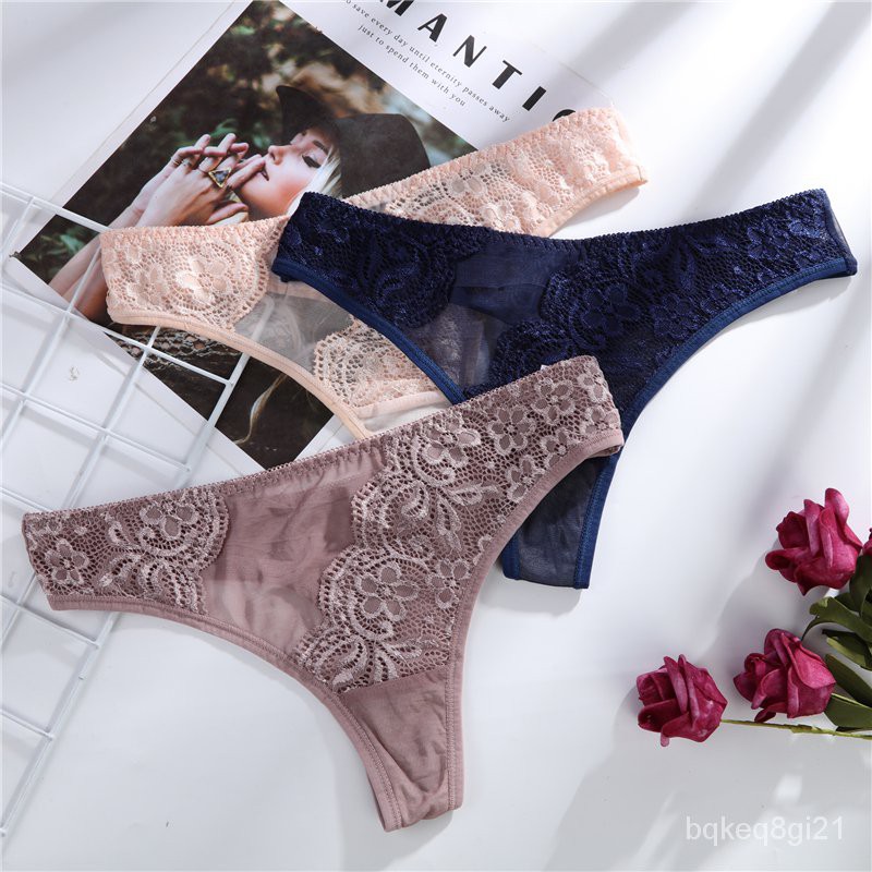 Women Panties Secret G-String Underwear Fashion Thong Sexy Lace Panties Ladies G-string Soft Lingeri