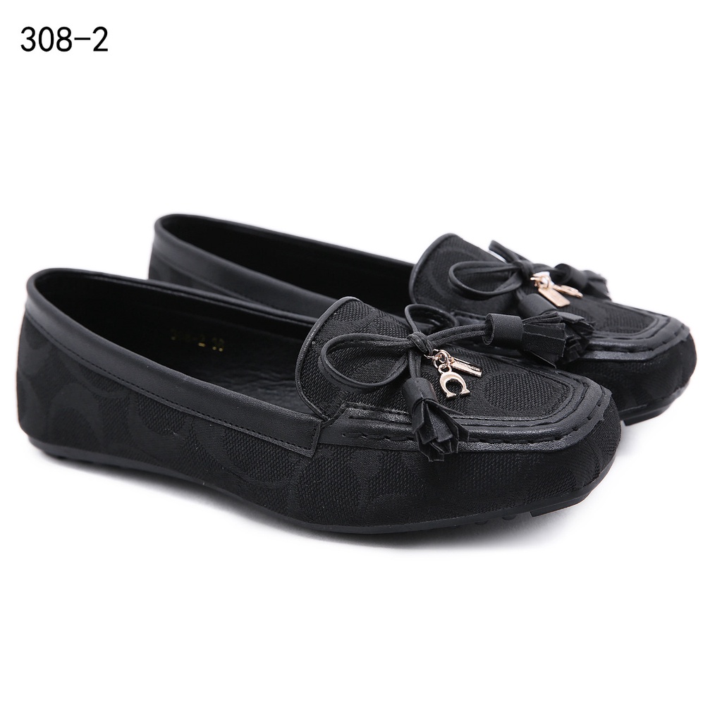 Sepatu Coa logo CC Flat shoes #308-2