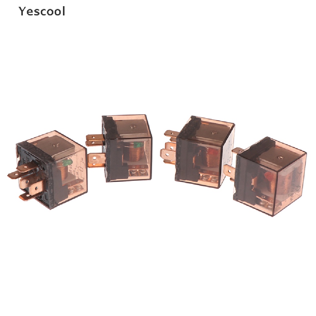 Yescool Relay SPDT 12 / 24V 80A 4 / 5Pin Tahan Air Untuk Mobil