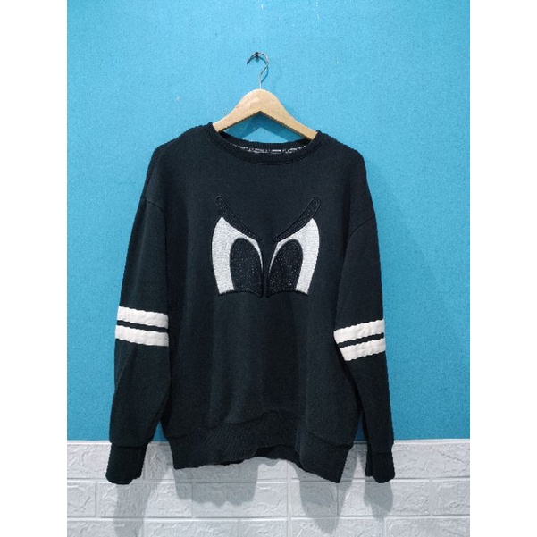 Sweater Crewneck PANCOAT Bad Eyes (BLACK)