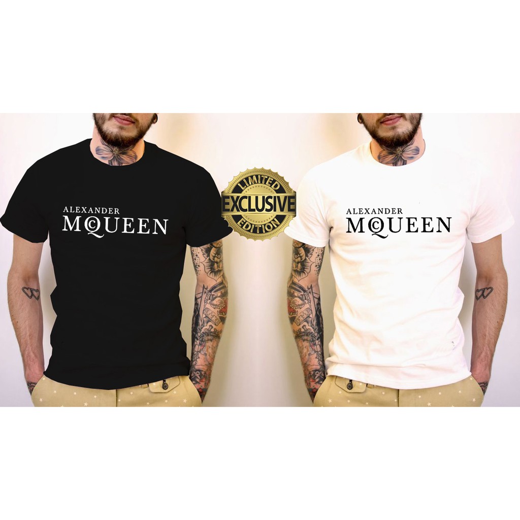 DISTRO- T SHIRT/KAOS Alexander mcqueen UNISEX - PLASTISOL KUALITAS SUPER