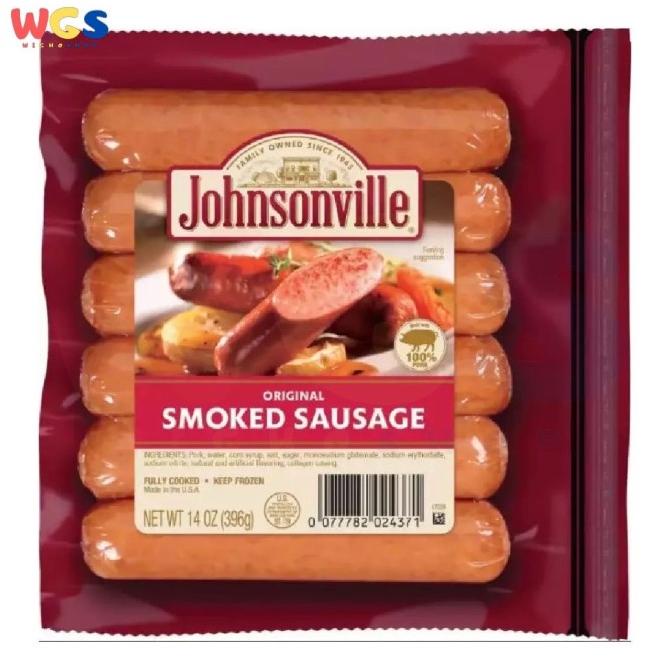 

Sosis Johnsonville Original Smoked Brats Bratwurst Pork Sausage 396g