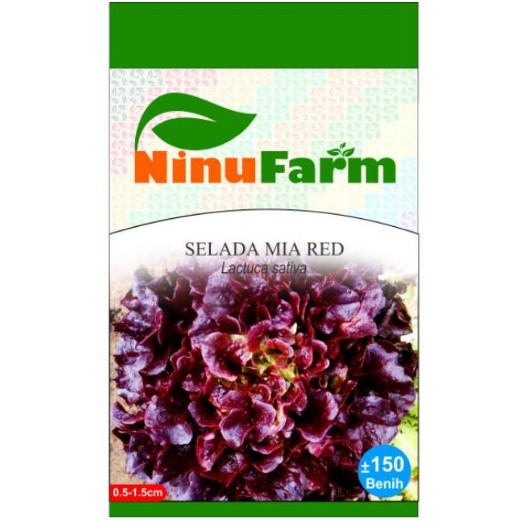Benih Biji Selada Mia Red - Ninu Farm