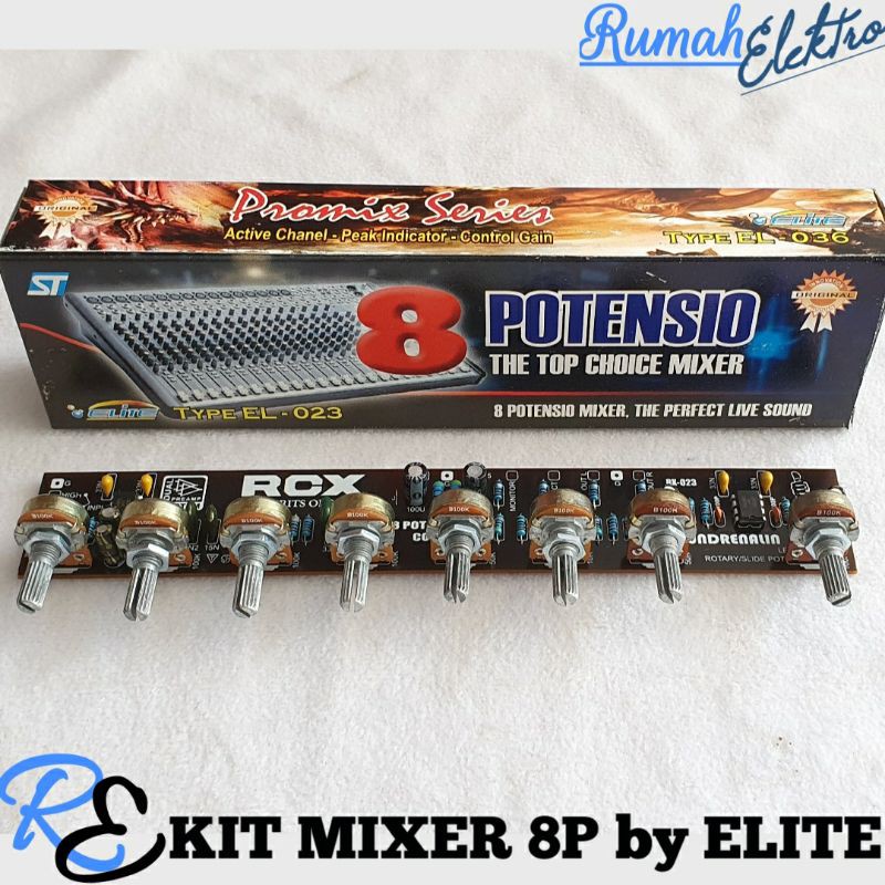 KIT MIXER 8 POTENSIO by ELITE