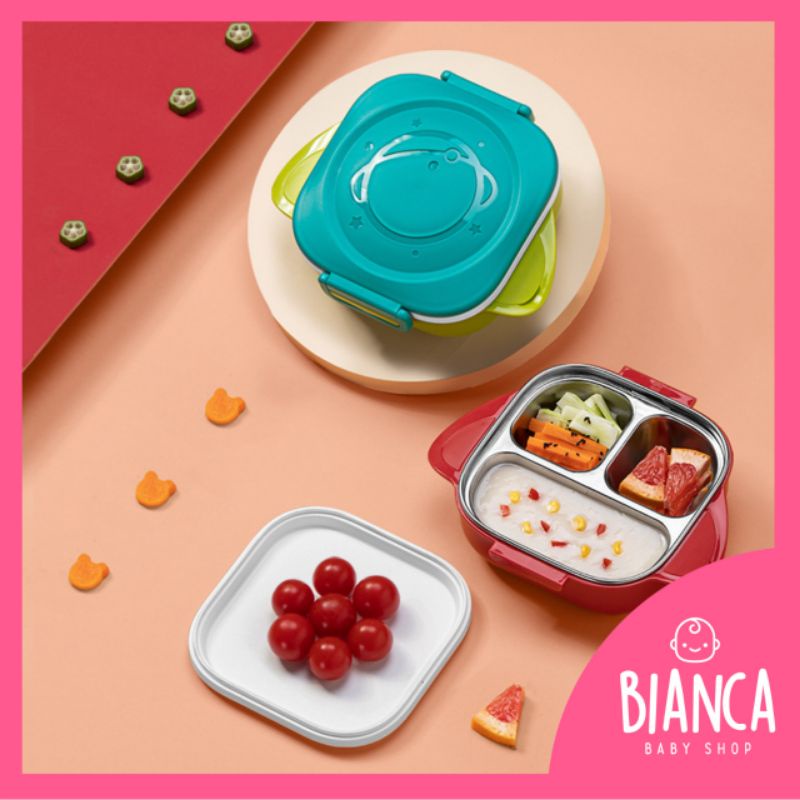 BIANCA - HK Lunch Box Stainless Anak / Kotak Makan Stainless Anak Space Series