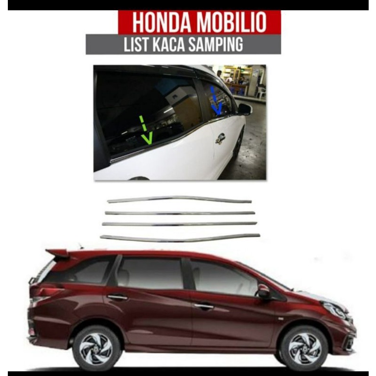 List kaca pintu samping MOBILIO dan BRV tempel