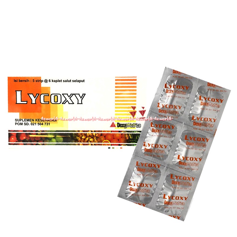 Lycoxy 30kapsul Membantu Memelihara Vitamin C Kaplet Salut Selaput Vit C Licoxi Lycoxi Vit.C