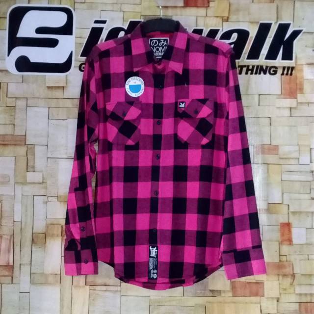 (Bisa cod) KEMEJA FLANNEL NOMI TRADEMARK ORIGINAL