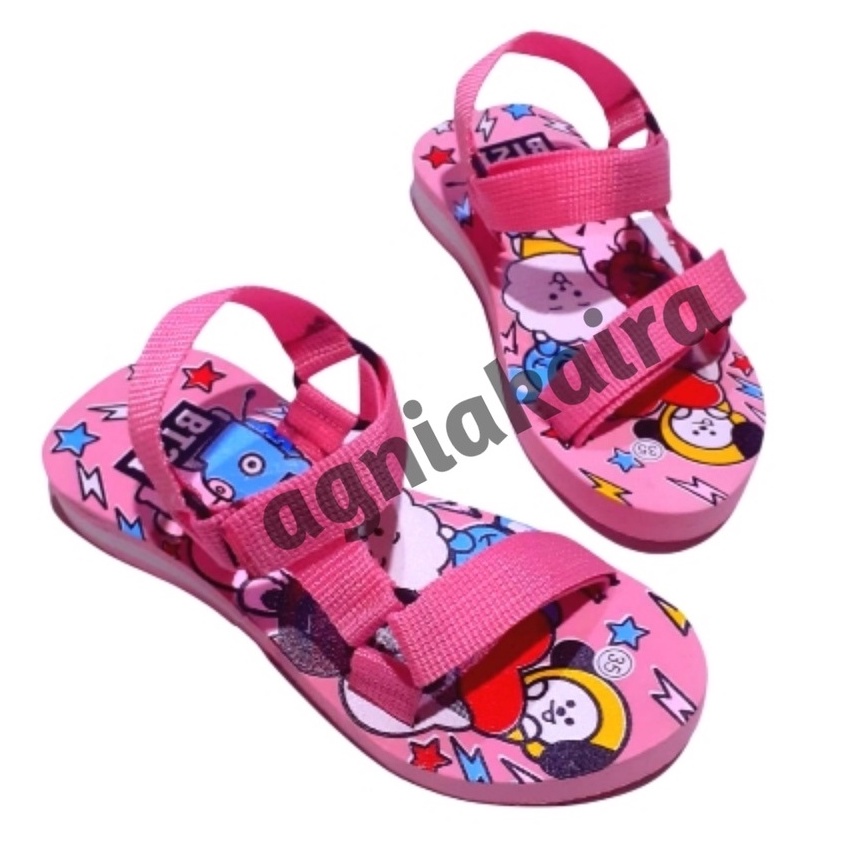 Sandal Gunung Anak Perempuan BT21 Terbaru