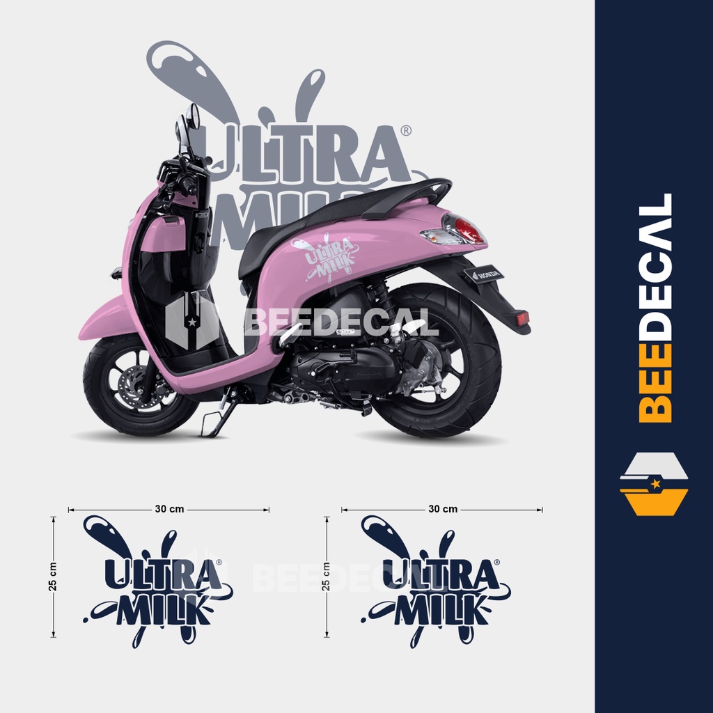 Stiker Motor Ultra Milk | BEEDECAL