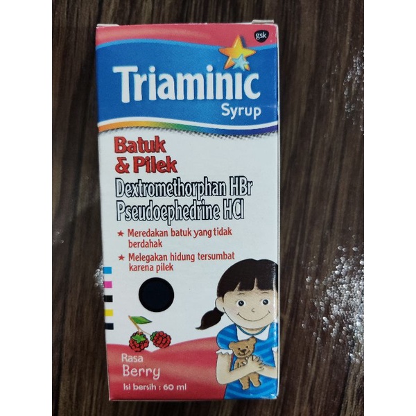 TRIAMINIC ekspektoran batuk pilek lemon berry 60ml