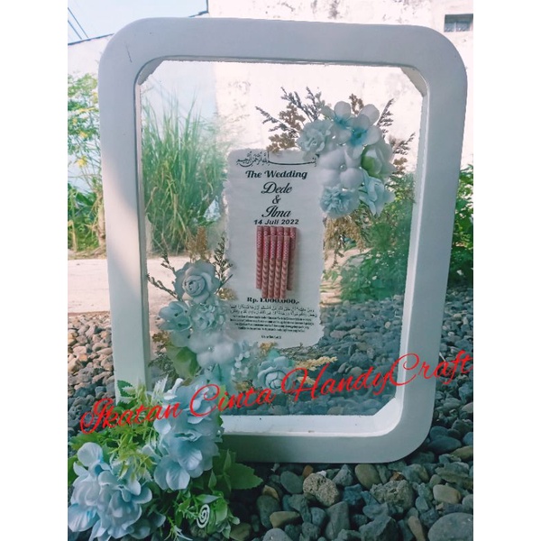 mahar nikah tetes air/mahar tranaparan/mahar nikah full akrilik/mahar nikah akrilik