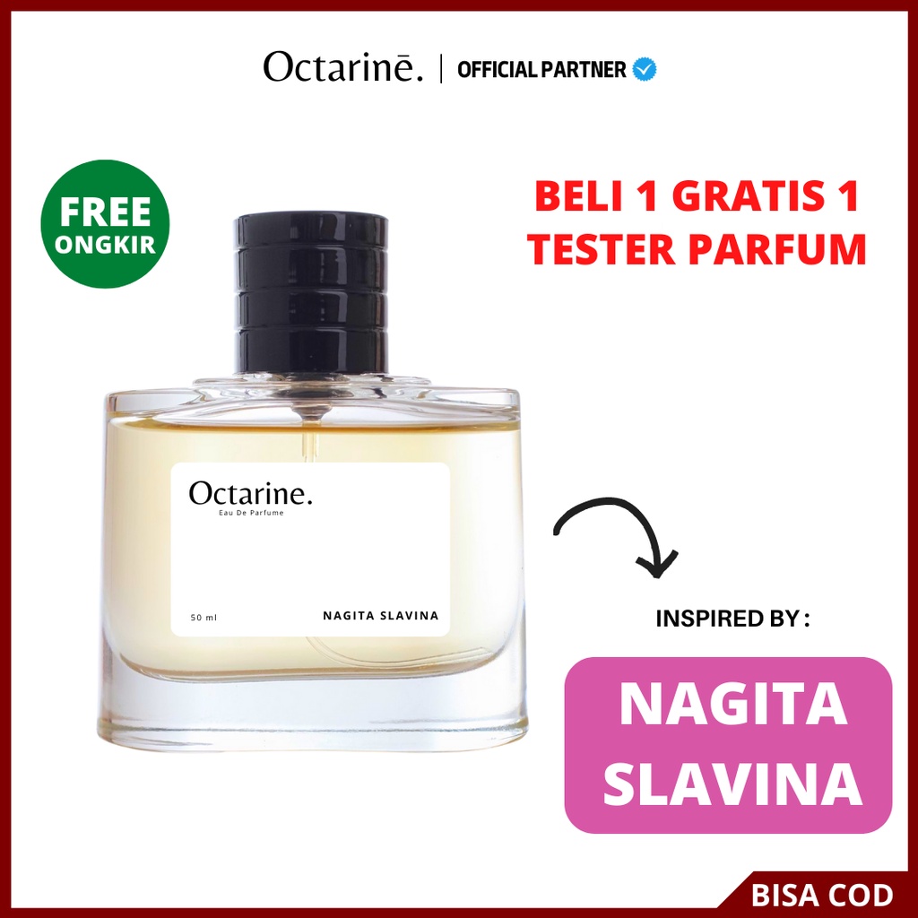 Octarine - Parfum Wanita Tahan Lama Aroma Lembut Manis Inspired By NAGITA SLAVINA | Parfume Farfum Perfume Minyak Wangi Cewek Cowok Murah Original