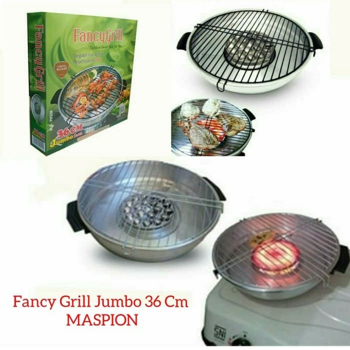 MASPION Fancy Grill 36 cm / Panggangan di Kompor 36cm