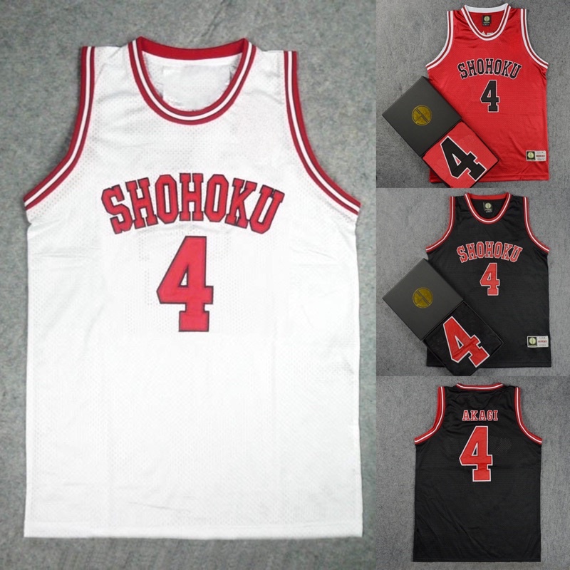 Jual JERSEY BASKET NBA SLAM DUNK ANIME SHOHOKU 4 AKAGI Shopee Indonesia