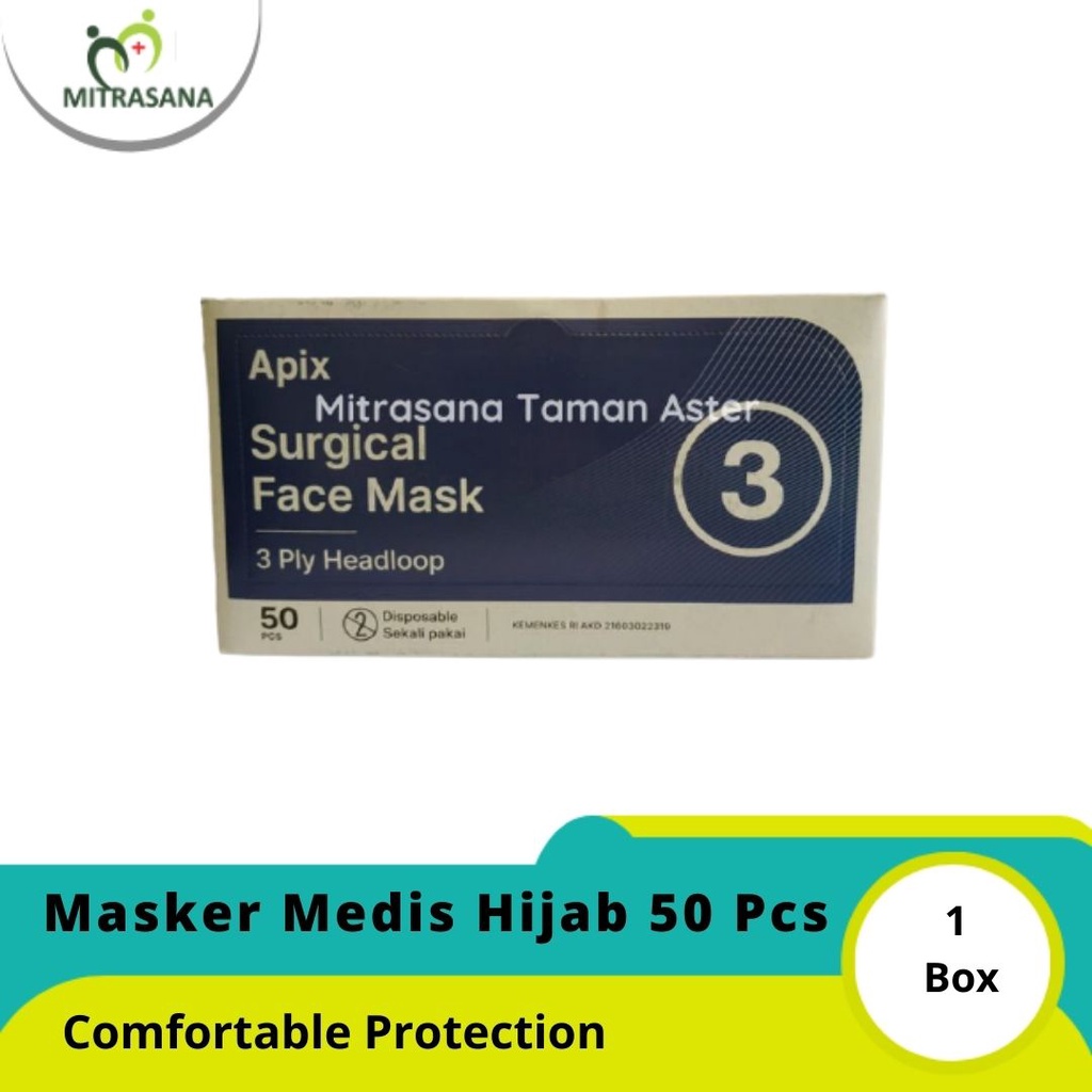 Masker Medis Apix Surgical Face Mask Headloop