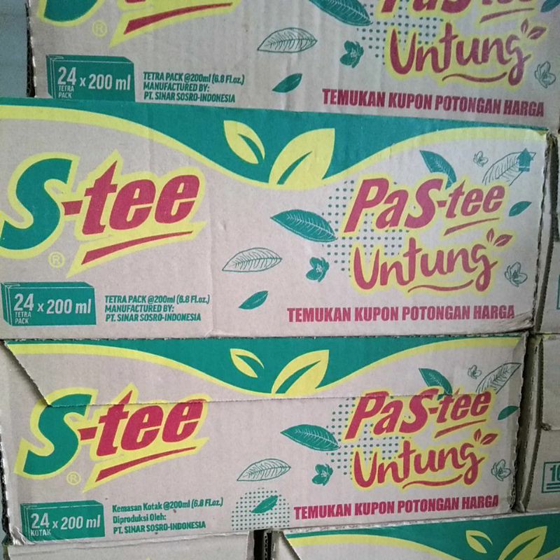 

S-Tee Kotak 200ml Isi 24pcs / Kardus