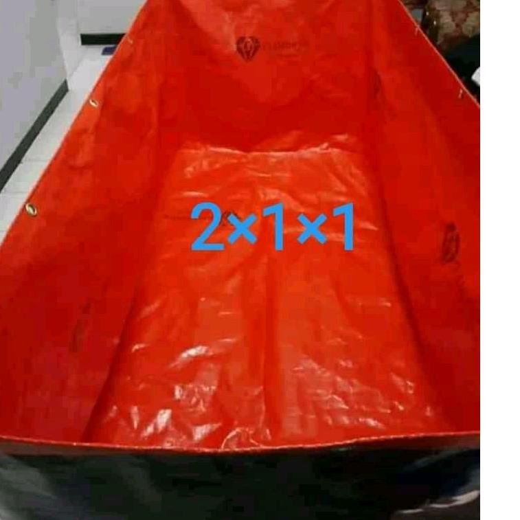 (COD )NEW_PRODUCT(BISA COD) KOLAM IKAN TERPAL 200 x 100 x 100