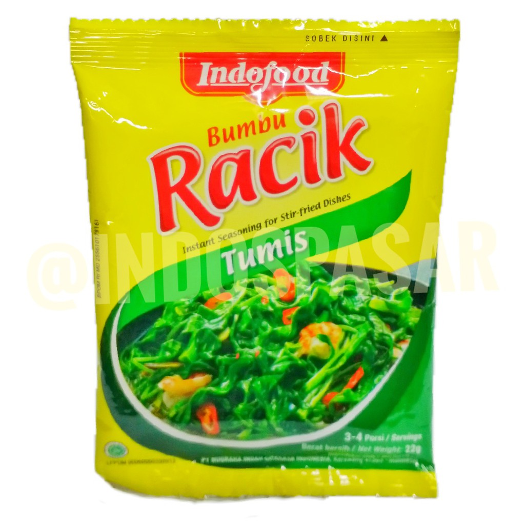 

Bumbu Masak Jadi / Instan Tumis Indofood (Harga/5 pcs)
