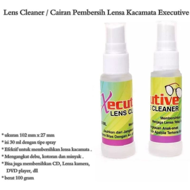 1 pc LENS CLENER / CAIRAN PBERSIH LENSA KACAMATA 30 ML