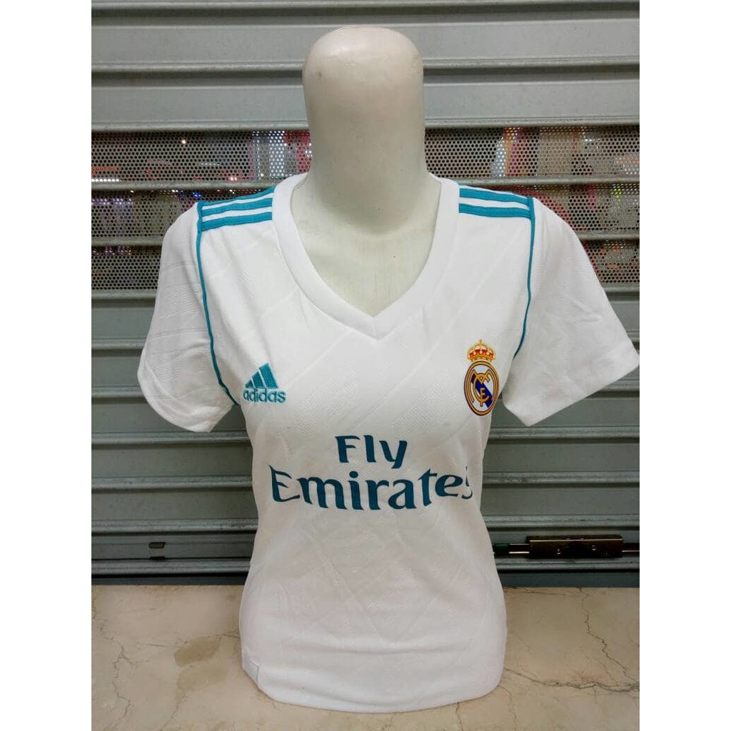 [TERLARIS] Jersey Futsal Real Madrid Home LAdies Wanita Cewek 17/18 Grade Ori