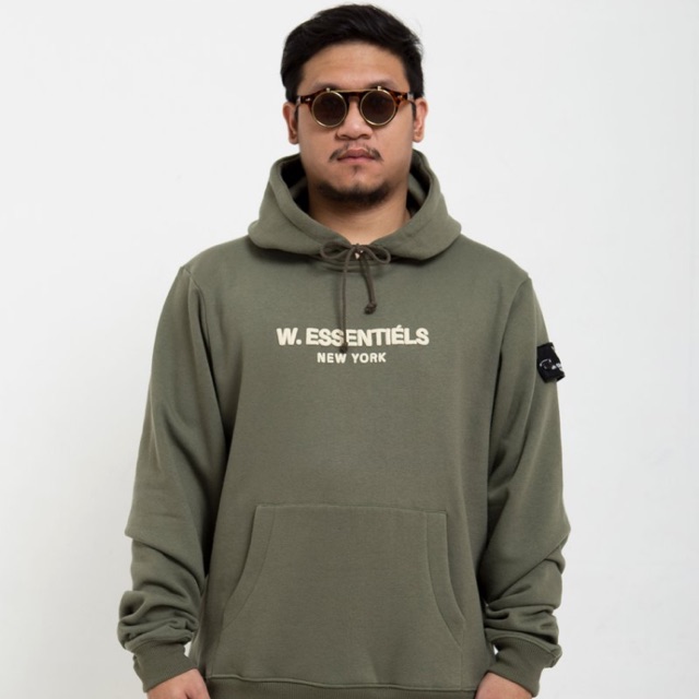 W. Essentiels - Ecume hoodie oversize olive