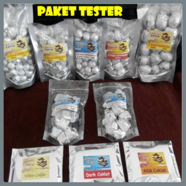 

Coklat ceria Paket tester