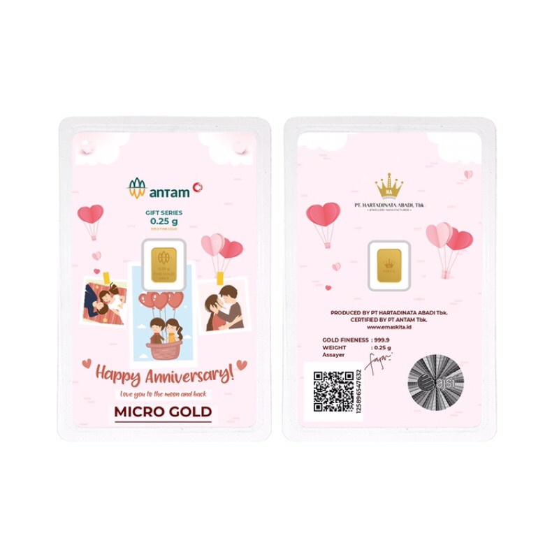 Logam Mulia Antam Micro Gold 0,25gr