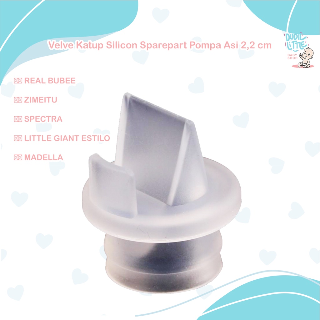 Velve Katup Silicon Sparepart Pompa Asi 2,2 cm