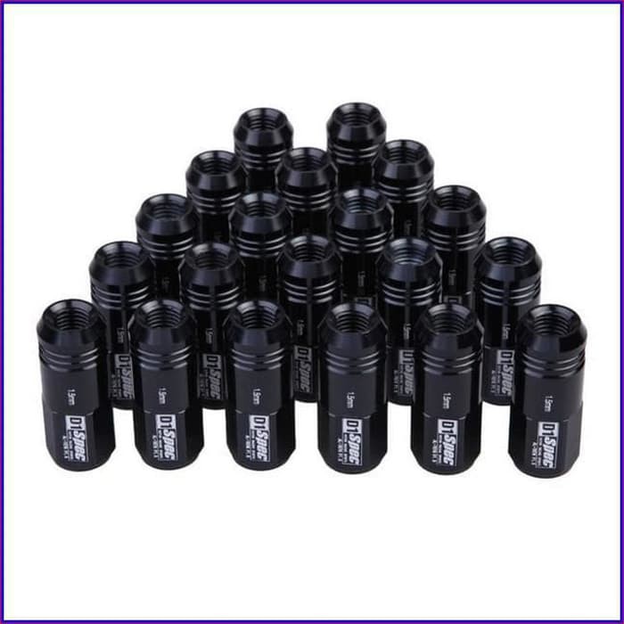 Promo Lug Nut Baut Roda Mobil Racing D1 Spec1.5 Mm - Hitam