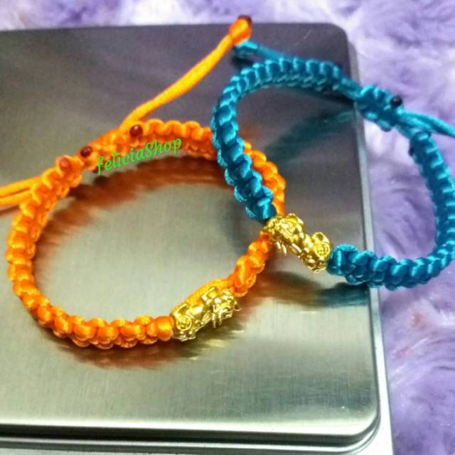 Gelang tali naga emas hongkong 24k