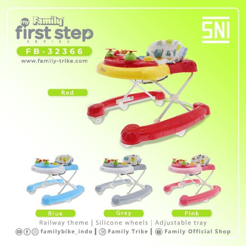 Family Baby Walker My First Step FB 32366