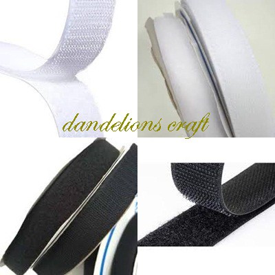 [sepasang] Velcro Prepet 5cm Meteran/Kretekan Baju/Velcro Perekat