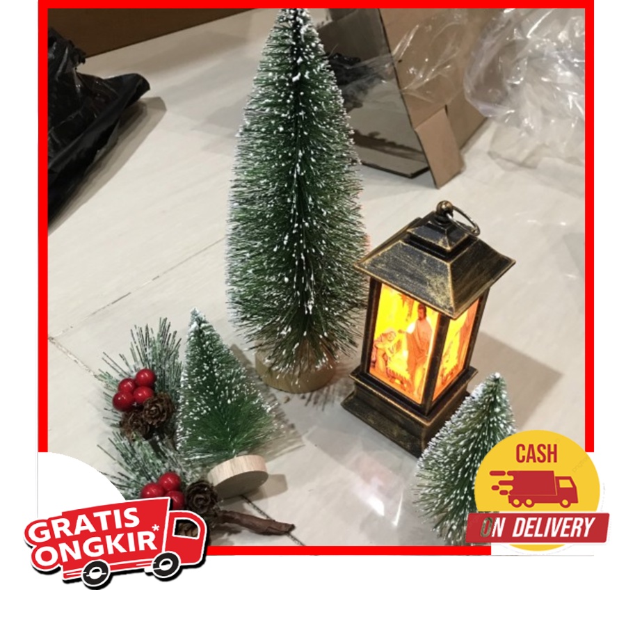 Christmas Ornaments Mini Christmas Tree Ornament Decoration Ornamen Hiasan Natal Pohon Pinus Kecil u