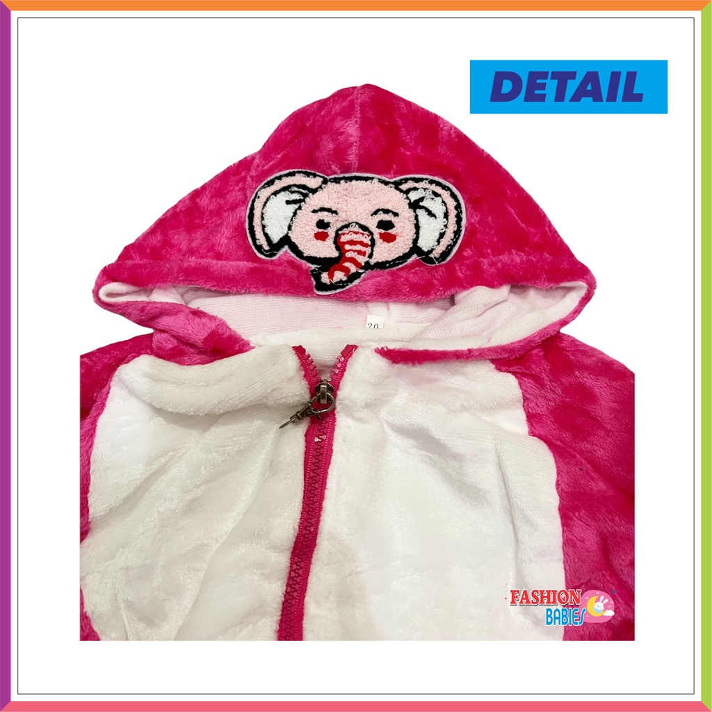❤ Fashionbabies ❤ JAKET BULU TEBAL ANAK PEREMPUAN PAW PAW