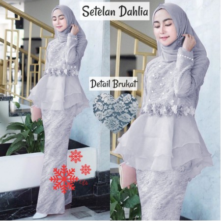 TERLARIS Unit-Baik-Atasan-Wanita-Baju-Kebaya-Batik-Blouse-Pakaian-Busana-Wisuda-Muslimah