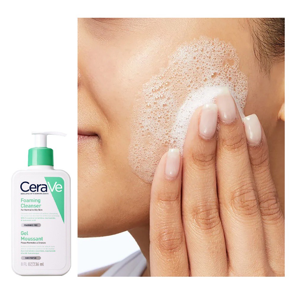 [SALE!] Cerave Moisturising Lotion 236 ml / Cerave Foaming Facial Cleanser 236ML face wash original