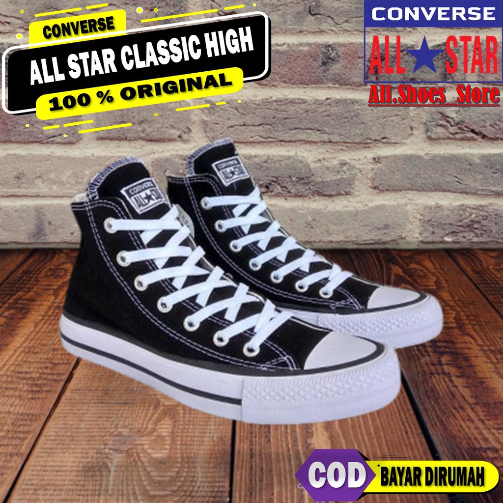 Sepatu Sneakers Pria Converse Original Sepatu Cowok Sepatu Converse Pria Keren ALL STAR CLASSIC HIGH