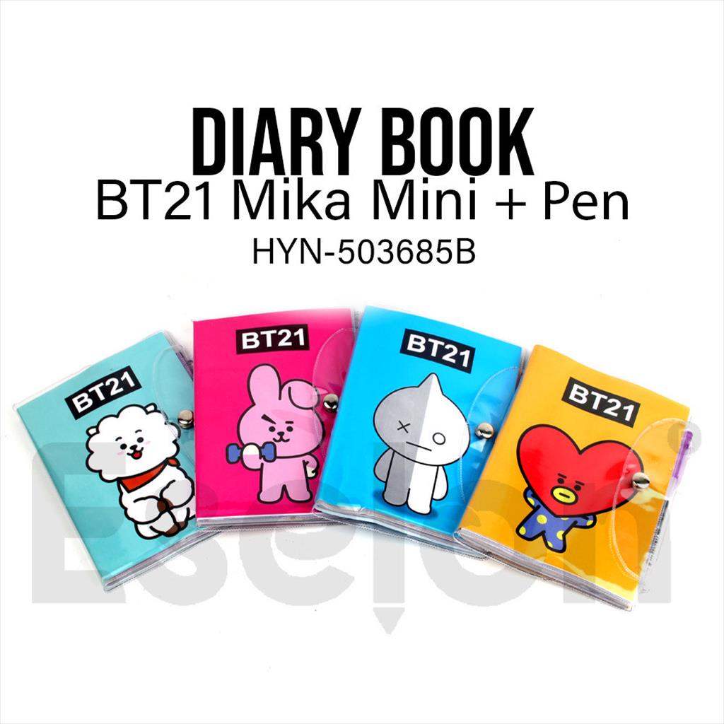 

Diary A6 BT21+pen 56lbr 503685 / Notebook fancy BT21