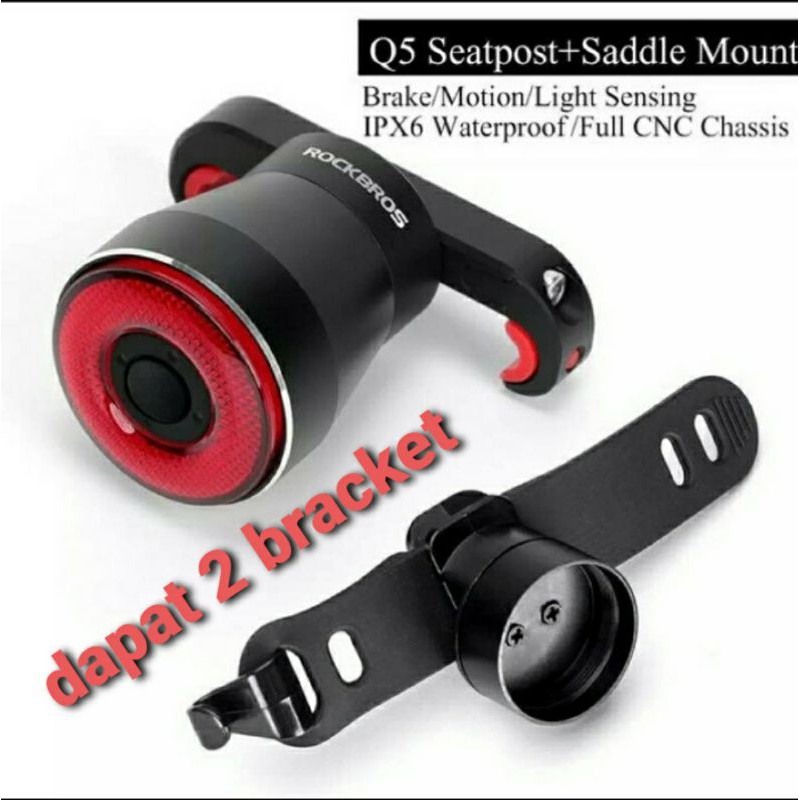 Accesories Sepeda Lampu Sepeda Rockbros Q5 LED