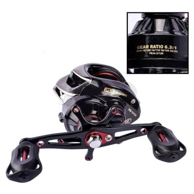 Ril Pancing Maguro BC (Bait Casting) BRUTALE 101SH | 7+1BB | Toman | Gabus