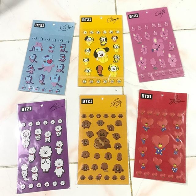 Stiker bt21