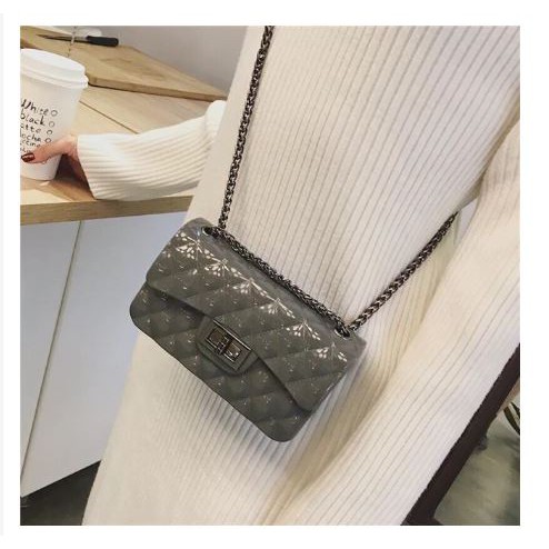 Tas Jelly Glossy Wanita VK8121 Import Fashion Brand New