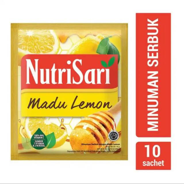 

Minuman Rencengan - Nutrisari Madu Lemon