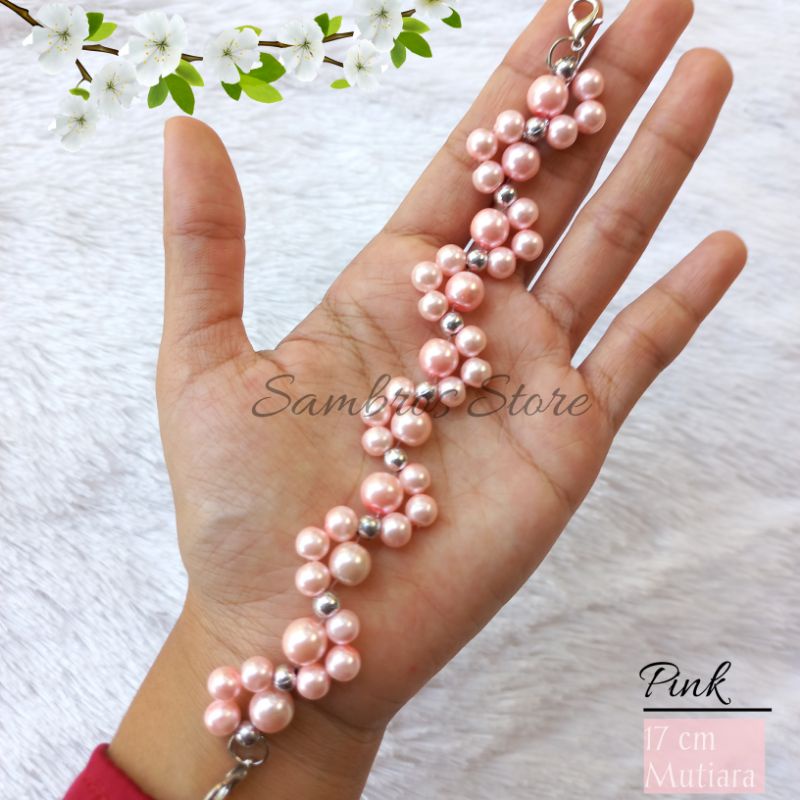 Konektor Masker Mutiara/Konektor Hijab Mutiara