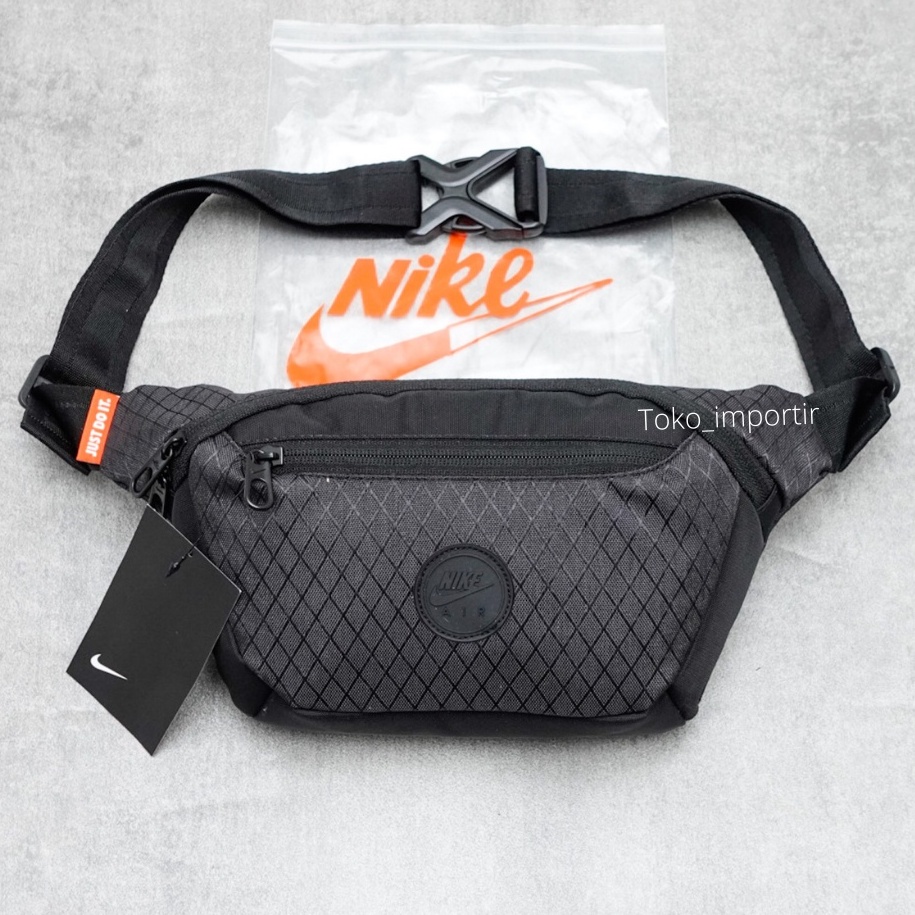 Waistbag Nike Waterproof Import Tas Pinggang Pria Mirror Original