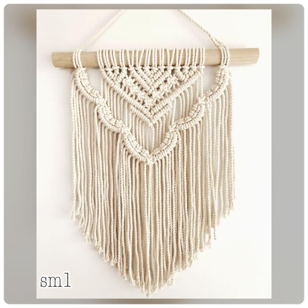 macrame hiasan dinding design sm1