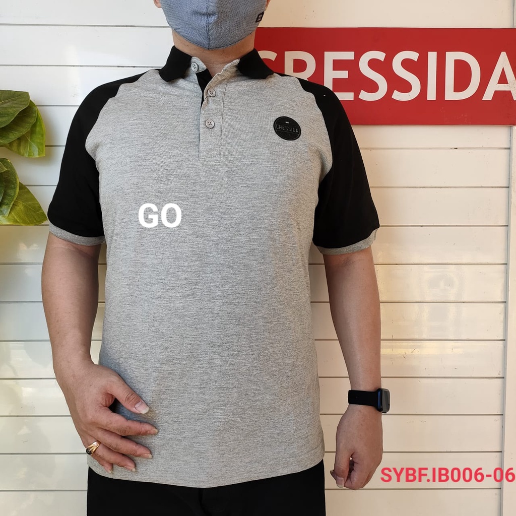 gof PBWB CRESSIDA BIG SIZE POLO T-SHIRT Pakaian Pria Atasan Kaos Polo Berkerah Wangky Polo Lengan Pendek