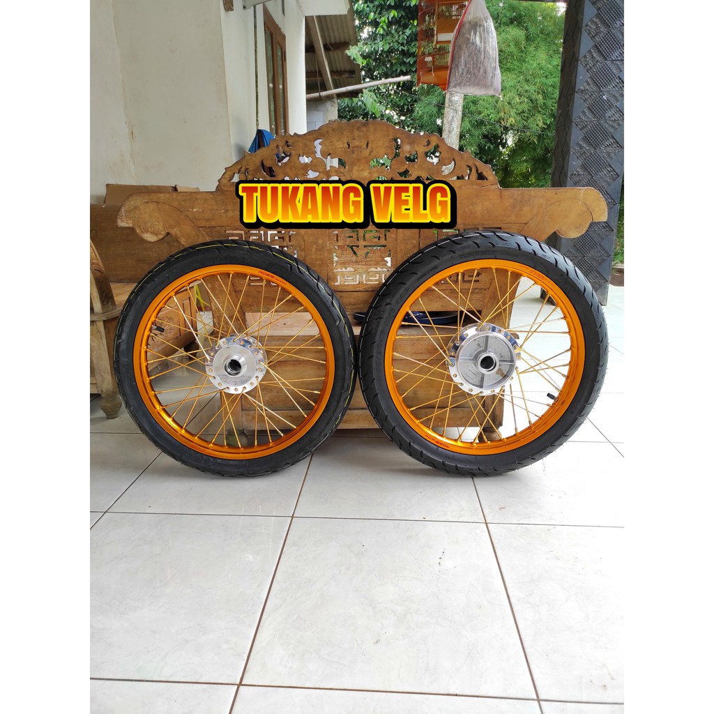 Velg Jari Jari Vixion New Atau Vixion Old Full Set Plus Ban